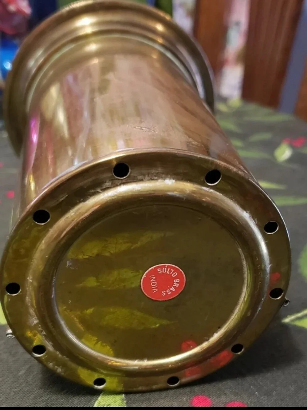 Vintage Brass Oil Lamp Binnacle 